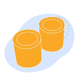 Капролоновая втулка 580х1400 мм серая ПА 6-МГ