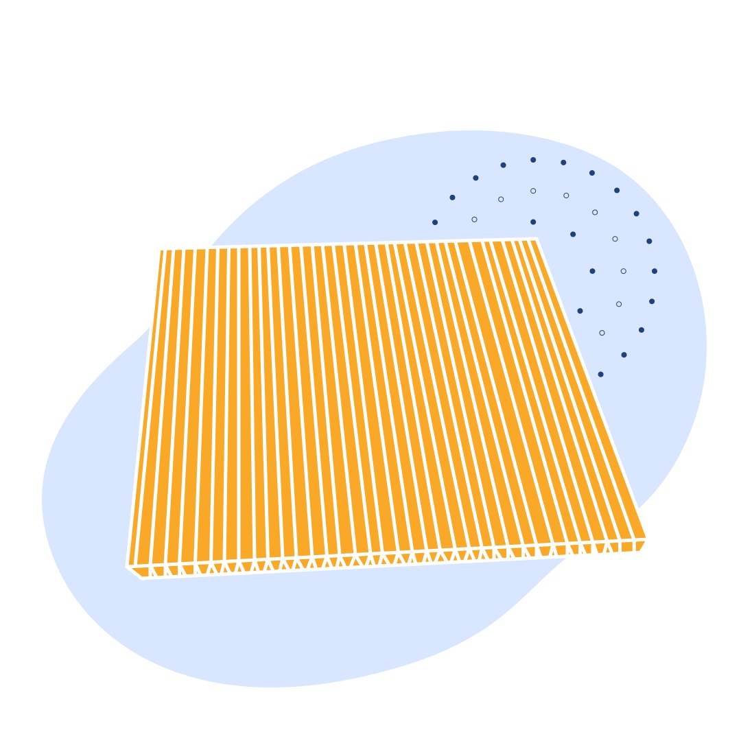Плоское щелевое сито 3150х4000 мм AISI 304