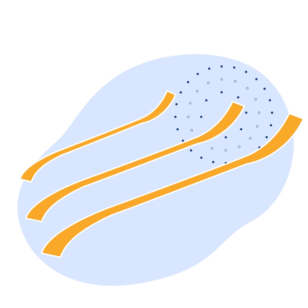 Шпатель металлический с изогнутыми концами 150х11 мм