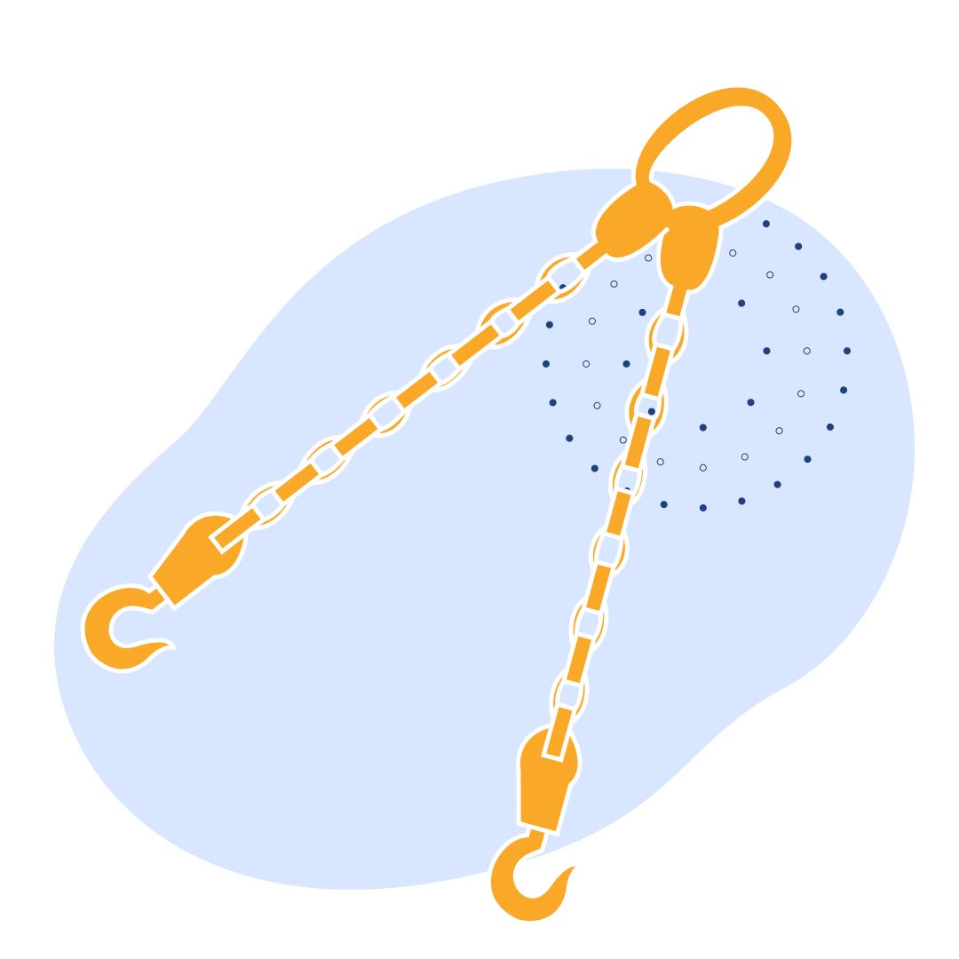 Строп цепной 2сц 3 м 7.5 т