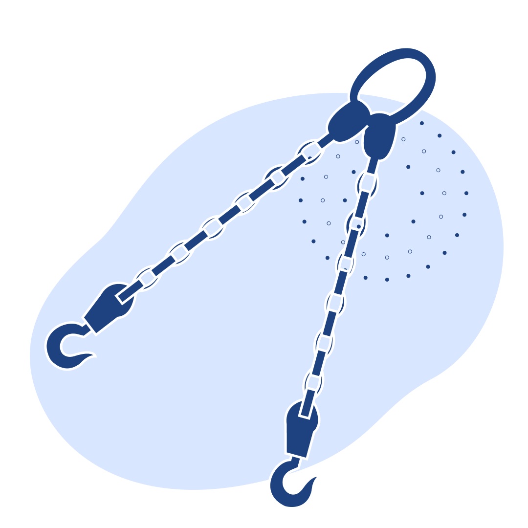 Строп цепной 2сц 3 м 7.5 т